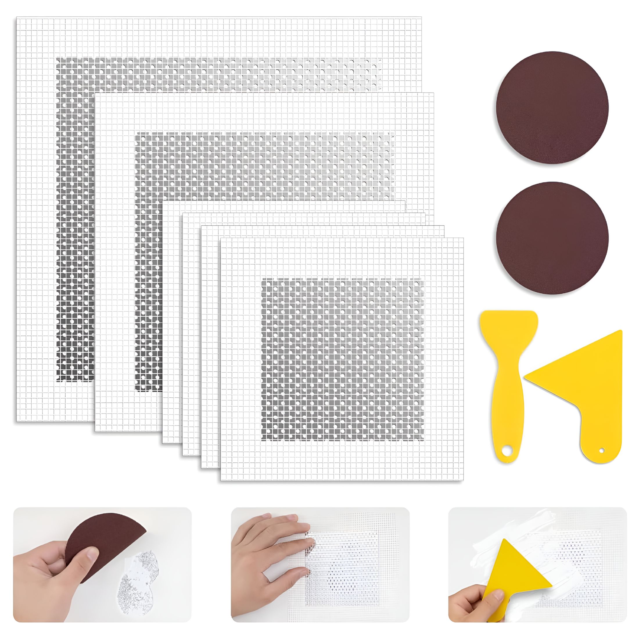 SELIVO 2026 New 1 Set Repair Patch Durable Self-Adhesive Drywall Repair ...