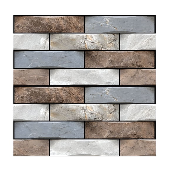 SELIVO 2026 New 5-Sheet Peel and Stick Tile Backsplash Thicker Design Marble Tiles Backsplash Tile Peel and Stick 12"