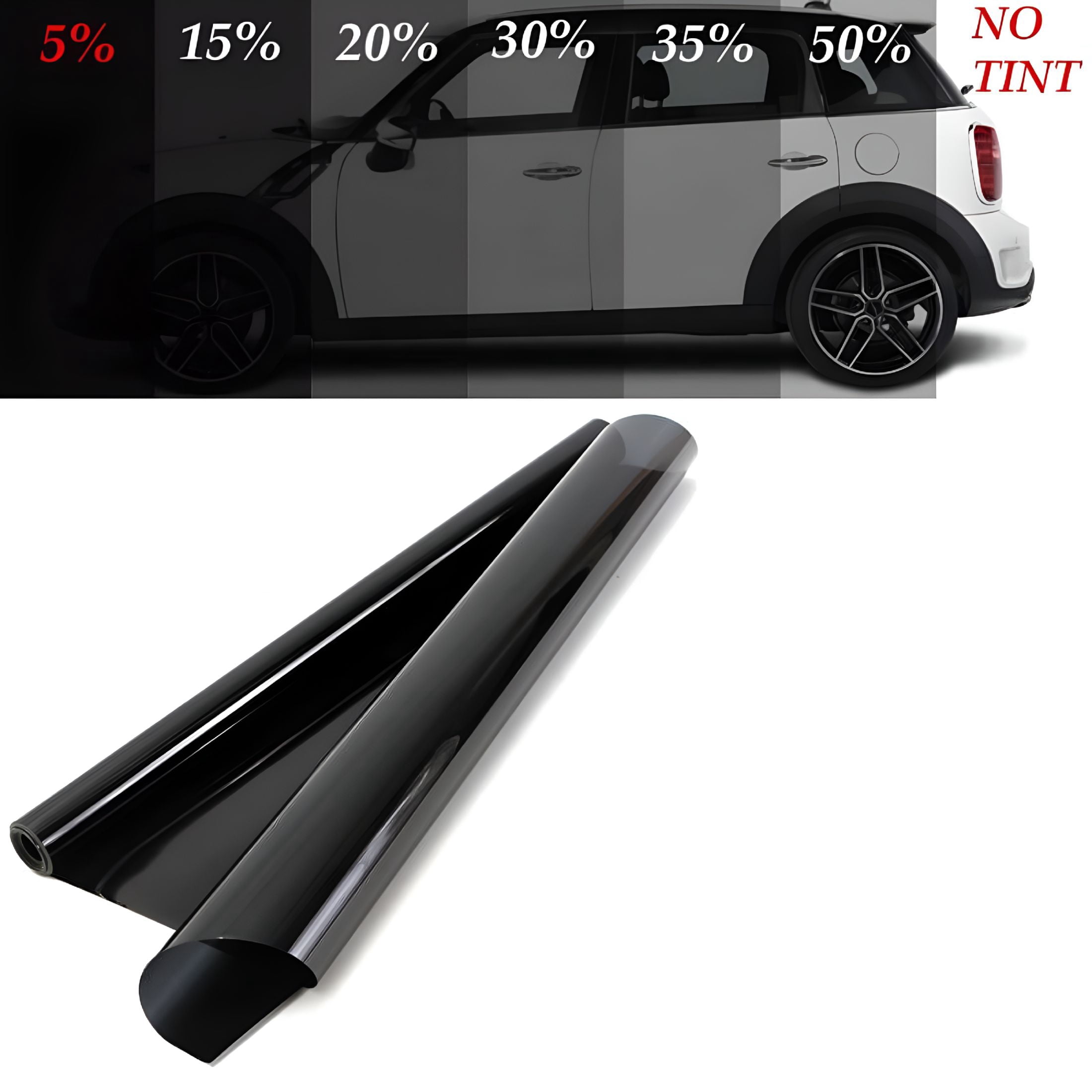 Sticker Car Solar SELIVO 2026 New 5% Vlt Black Car Window Tint Tinting Film Glass Vinyl ...