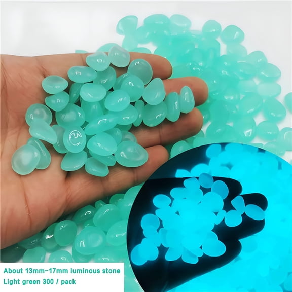 SELIVO 2026 New Aquarium Sand, Glow in the Dark Rocks, Fish Tank Gravel, Fish Tank Decorations Rocks, Little Glow in the Dark Aquarium Stones, Fish Turtle Tank Pebbles Gravel, Green
