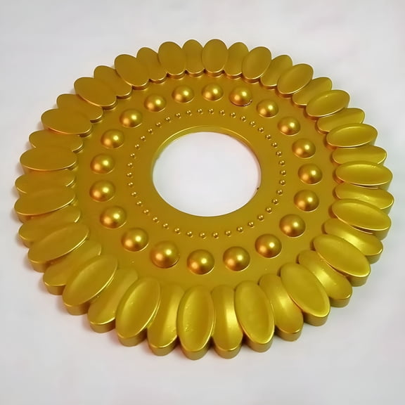 SELIVO 2026 New Ceiling Round Medallion Fan Ceiling Medallion Lighting Ceiling Medallion Ceiling Lamp Medallion Ornament for Living Room,Bedroom,Dining Room,Foyer,Office