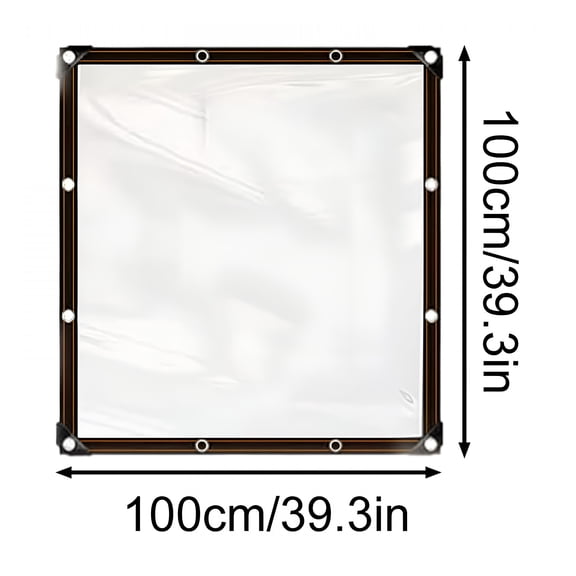 SELIVO 2026 New Clear Tarps Poly Tarpaulin for Outdoor Garden Rainproof Covering,Clear Vinyl Tarp for Patio,Henhouse,Porch Canopy,And Plant Protection,For Camping and Outdoor Use