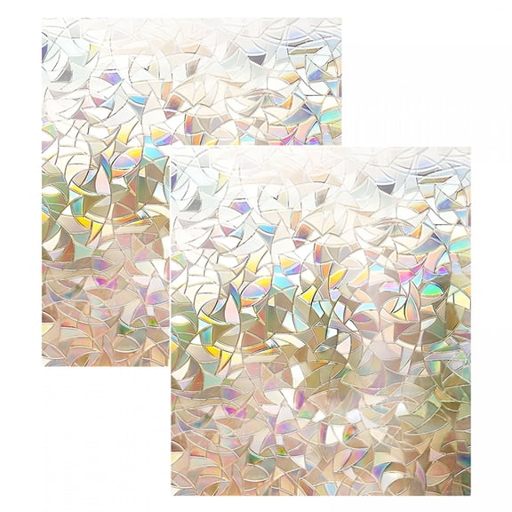SELIVO 2026 New Colorful Frosted Window Film,Electrostatic Cling Glass Sticker,Frosted Glass Film Uv Protection & Privacy,96% Heat Blocking,No Glue Waterproof Reusable,17.7" X 78.7"
