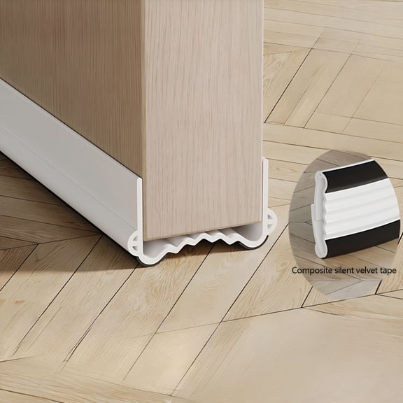 SELIVO 2026 New Door Draft Stopper,Under Door Soundproof Seal,Noise Blocker,Adjustable Door Stoppers for Bottom,Weather Strip,Draft Blocker,Gap Filler,Bottom Sweep,Sound Proofing,Door Seal,39 Inch