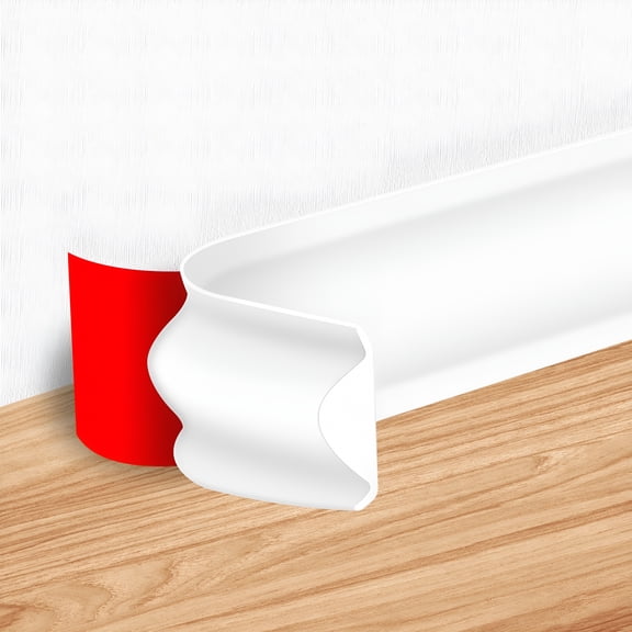 SELIVO 2026 New Flexible Molding Trim,White Self Adhesive Wall Trim Mini Peel and Stick Rubber Trim Molding for Floor,Bathroom,Walls,Kitchen,Countertop Home Decoration