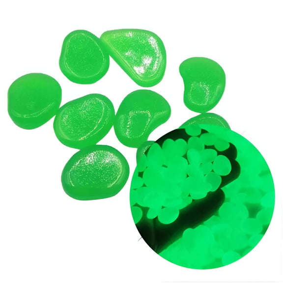 SELIVO 2026 New Glow in the Dark Rocks,Rocks for Outdoor Landscaping,300Pcs Garden Rocks,Luminous Stones Rocks for Garden Aquariums Decor,Solar Stones Outdoor Lawn Walkway Decorative