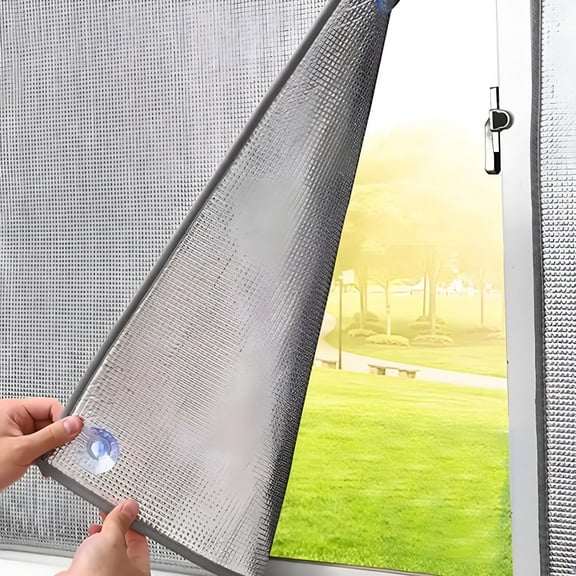 SELIVO 2026 New Heat Blocking Window Film,Double-Sided Aluminum Foil Insulation Film,Door Window Shade,Reflective Insulation Window Film,Window Coverings for Recreational Vehicle Camper Accessories