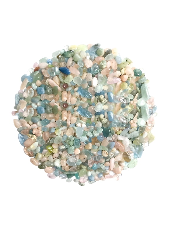 2026 New Natural Agate Stones Crushed Gemstones for Zen Garden Terrarium Diy,Healing Crystal Decor Bulk 100G Mixed Colors Home Aquascaping,Small Green Stones Polished River Rock for Ornamental