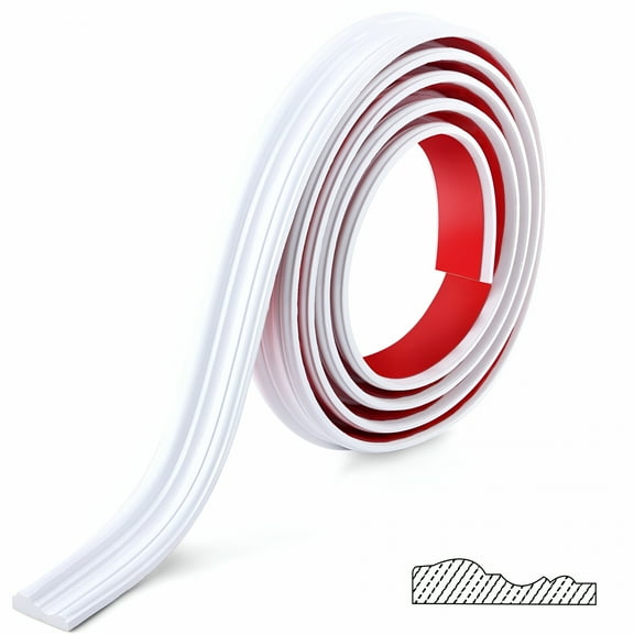 SELIVO 2026 New Peel and Stick Wall Molding Trim&Chair Rail,Self-Adhesive Panel Moulding for Living Room,Bedroom,Office,Hallway 118"Lx2.4"W