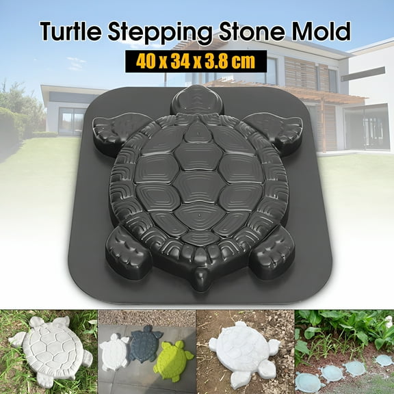 SELIVO 2026 New Reusable Turtle Stepping Stone Concrete Cement Mould for Garden,Patio,Yard,Walkway,Pathway