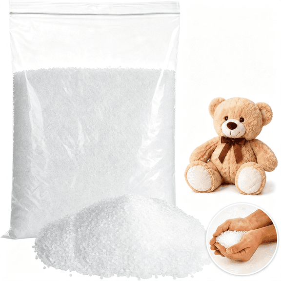 SELIVO 5 Lb Polypropylene Pellets Weighted Stuffing Beads | for Stuffed Animals, Dolls, Weighted Blankets and Crafts, Bean Bag Filler Beads Bean Bag Filler