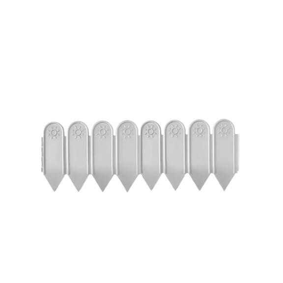SELIVO 6In Tall Garden Edging Borders, No Dig Landscaping Edging, Plastic Interlocking Decorative Garden Fences Edging, Lawn Edge Flower Bed Border for Diy Patio Walkways Yard,Garden Edge Border