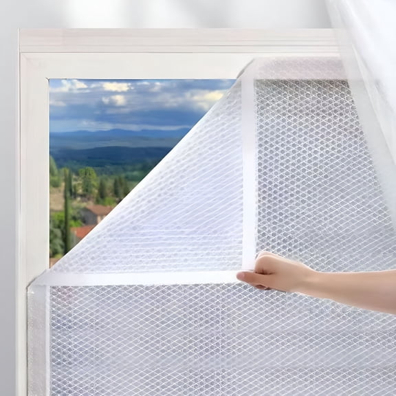 SELIVO Double Sealing Window Insulator | Transparent Windproof Thermal Film | Winter Warmth & Cold Protection | 6 Size Options | ABS Plastic | Easy Installation