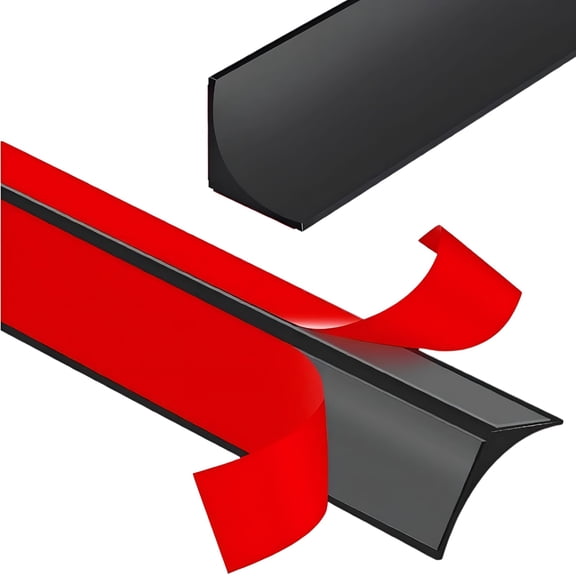 SELIVO Flexible Quarter Round Molding Trim Peel and Stick,118in Self-Adhesive Edge Corner Trim, for Stair Wall Ceiling Floor Baseboard, Backsplash Countertop Cabinet, Bathroom Bathtub