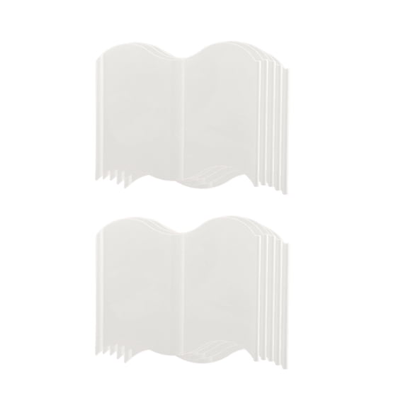 SELIVO Garden Edge Border Decoration - Plastic Garden Fence for Flower Bed, Walkways, and Courtyards, 10 Pieces