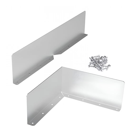 SELIVO Gutter Valley Splash Guards,Gutter Splash Guard Heavy Rain,Rain Gutter Valley Roofing Gutter Guards,Diverter Roof Rain Diverter for House Shingle Roofs Corner