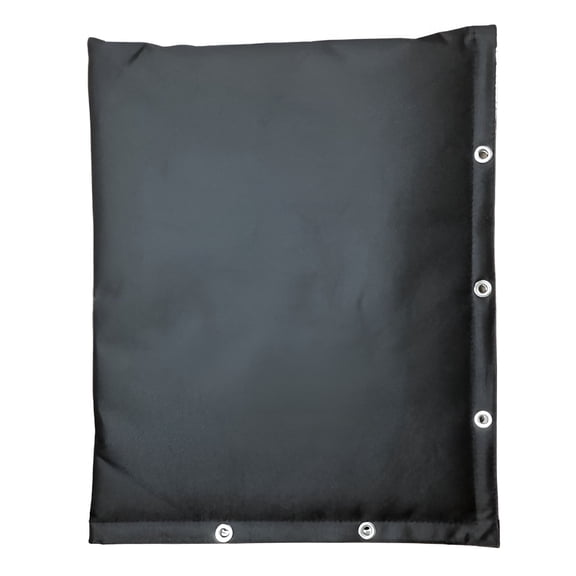 SELIVO Heavy Duty Backflow Insulation Cover, 5-Layer Thermal Wrap for Outdoor Sprinkler Systems and Valves, Winter Pipe Freeze Protection with Grommets, Black (15.7 x 20 Inch)