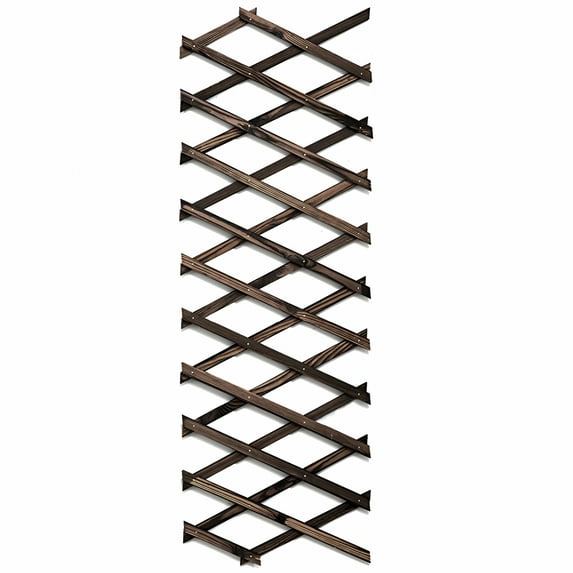 SELIVO Lattice Fence Outdoor Use Garden Fence Decor Retractable Garden Lattice Multi-use Pine Fence Wall-mounted Fence