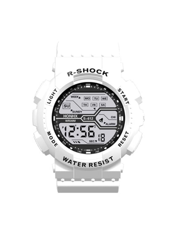 Mens Digital Military Watch Waterproof Outdoor Sports Chronograph Wrist Watches for Men with Multifuction Led Back Ligh/Alarm/Date Mens Digital Watch