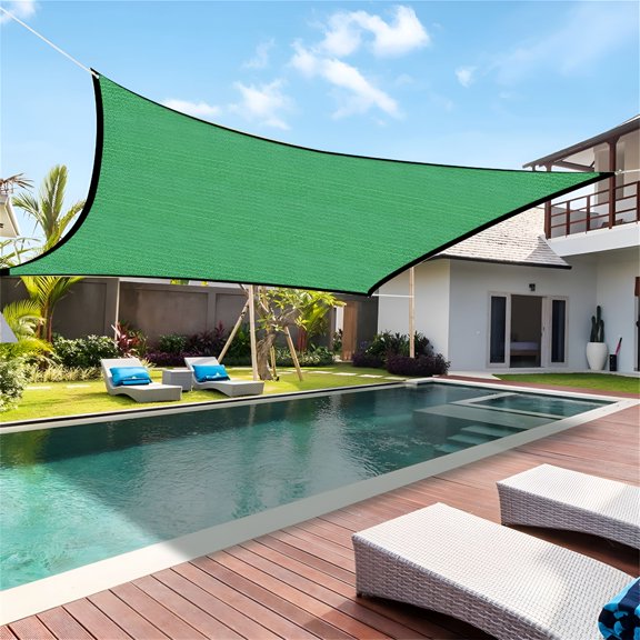 SELIVO Outdoor Sunshade Canopy Sun Shade (2x2m) Swimming Pool Sunshine Protection,Breathable High Density Blockage Design,Sunshine Block Canopy for Patio Garden Pool Carport