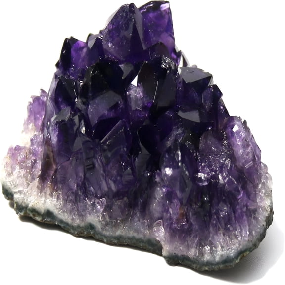 SELIVO Raw Amethyst Crystal Rocks,Natural Amethyst Crystal Clusters,Geodes with Crystals,Real Amethyst Crystals Geode,Gemstones,Healing Crystals (0.11Lb)