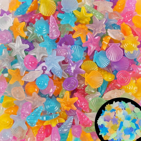 SELIVO Sea Glow in the Dark Rocks Aquarium Glow Stones Rocks for Fish Tank Glow Pebbles for Fairy Garden,Yard,Bonsai,Diy Crafts,Color Glow Stones Rocks for Fish Tank Glow Rocks