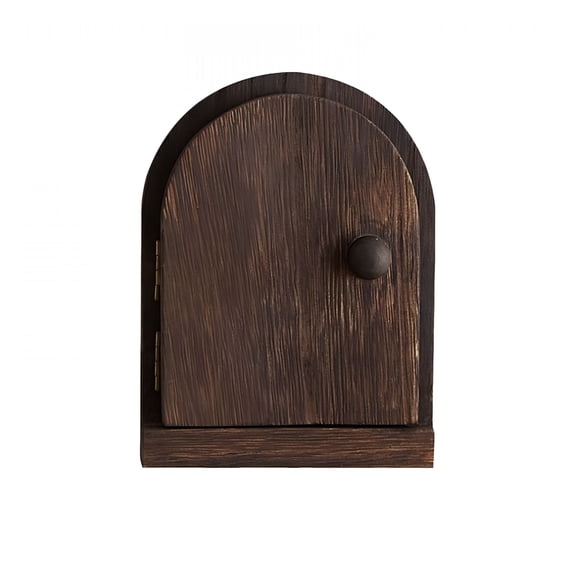 SELIVO Solid Wood Light Cover Plate with Protective Frame,Wall-Mount Decorative Wooden Guard for Home Decor and Safety