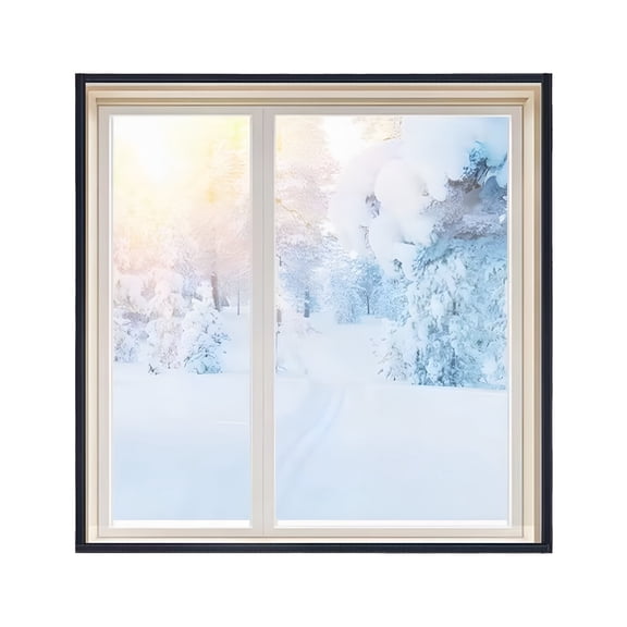 SELIVO Window Insulation Kit Heavy Duty Thick Window Wrap Insulation Film Clear Plastic Window Sealer for Winterizing 19.7"*39" in High Transparent Window Covering for Winter