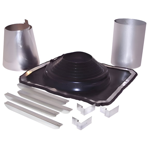 SELKIRK 5 to 8 In. Galvanized with EDPM Roof Pipe Flashing Boot Kit 200275