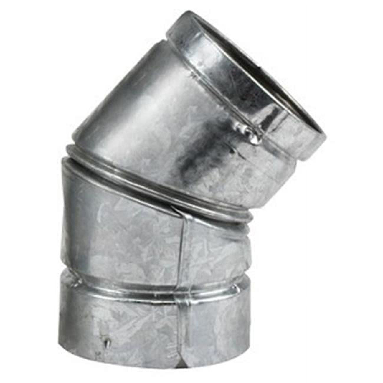 SELKIRK 244216 Pellet Stove Vent Elbow 4" D X 4" D 45 deg Stainless Steel