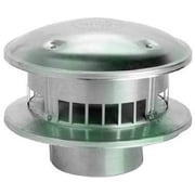 Selkirk Sport 5-Inch Round Gas Vent Top 5RV-RTf - Aluminum, External Screen - 5   Residential Use, Standard Application