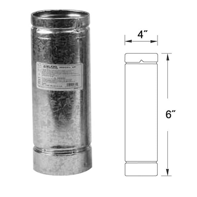 SELKIRK CORP 244006 4x6 Pellet Stove Pipe