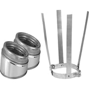 Selkirk Sport 6T 30 Degree Elbow Kit - Insulated Stainless Steel - 6 Silver