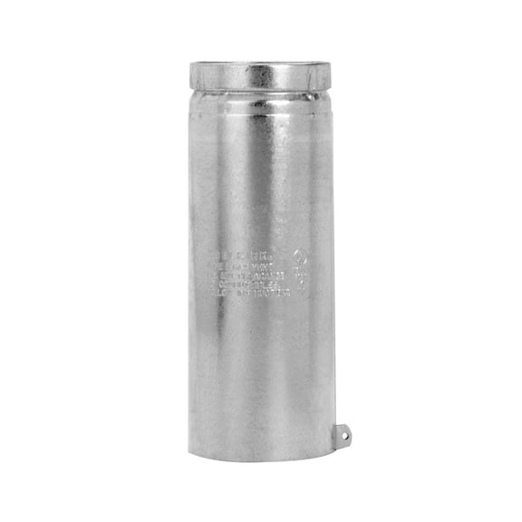 Selkirk Sport Adjustable Round Gas Vent Pipe - Galvanized, Universal Fit - 1 Piece, 6" x 18"  Residential Use, Standard Application