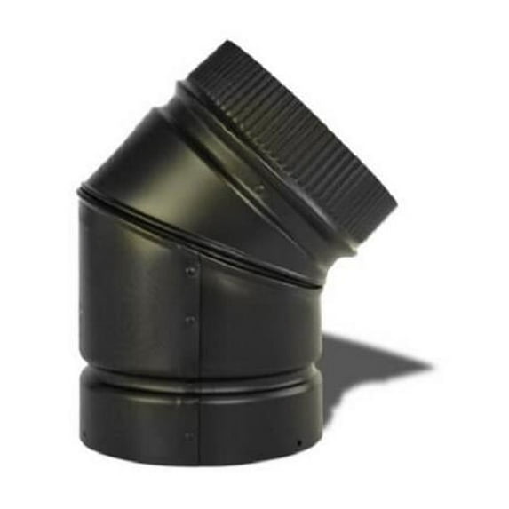 Selkirk 6 in. D X 6 in. D Adjustable 45 deg Aluminum Stove Pipe Elbow