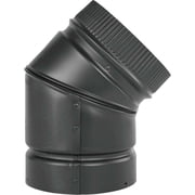 Selkirk Sport SELKIRK VP Pellet Pipe 3 In. x 3-7/16 In. x 45 deg Pellet Stove Pipe Elbow   Residential Use, Standard Application