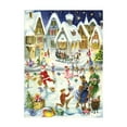 thumbnail image 1 of Sellmer Advent Christmas Skating Scene Greeting Cards 6""H x 4.5""W x .1""D, 1 of 1