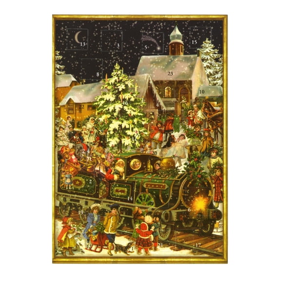 ADVENT.CRD-SANTA/TRAIN EACH