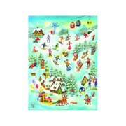 SELLMER Advent - Santa And Skiers