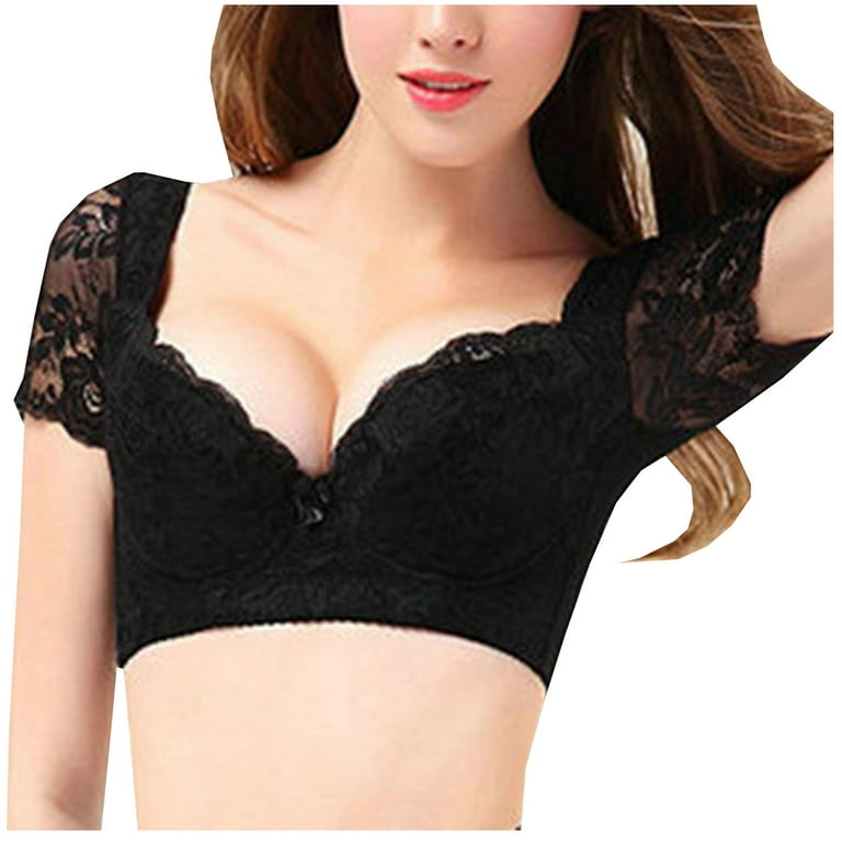 SELONE 2023 Bras for Women Push Up Lace for Sagging Breasts Half