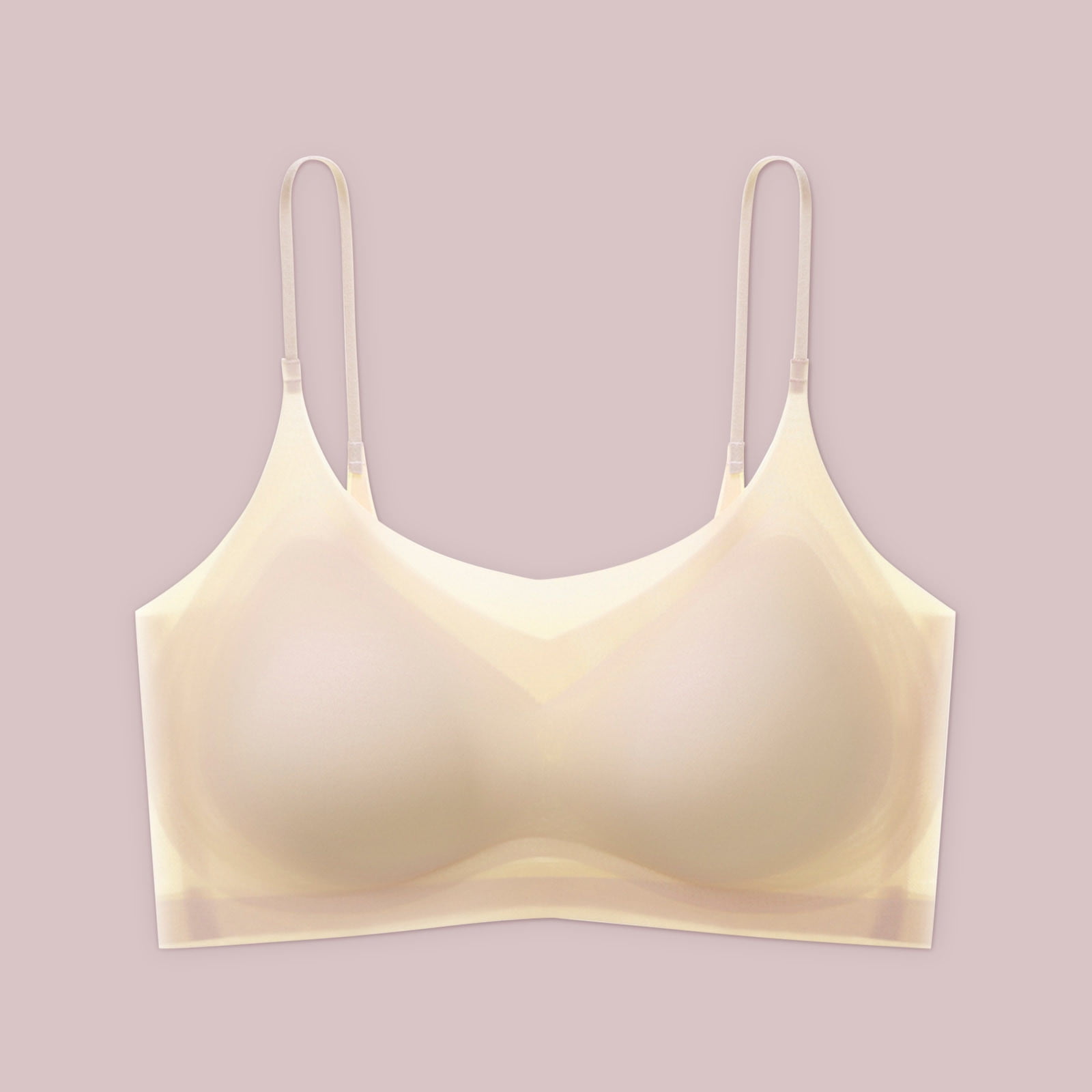 SELONE 2023 Bras for Women Push Up No Underwire for Sagging Breasts  Breathable Tank Top Vest Bra Seamless Ladies Traceless One Piece No Steel  Ring