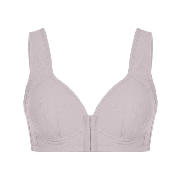 SELONE Everyday Bras for Women Everyday Solid Color Solid Wire Free One Piece Nursing Bras for Breastfeeding High Impact Bras Sports Bras for Women Longline Bras Push Up Bras Black XL
