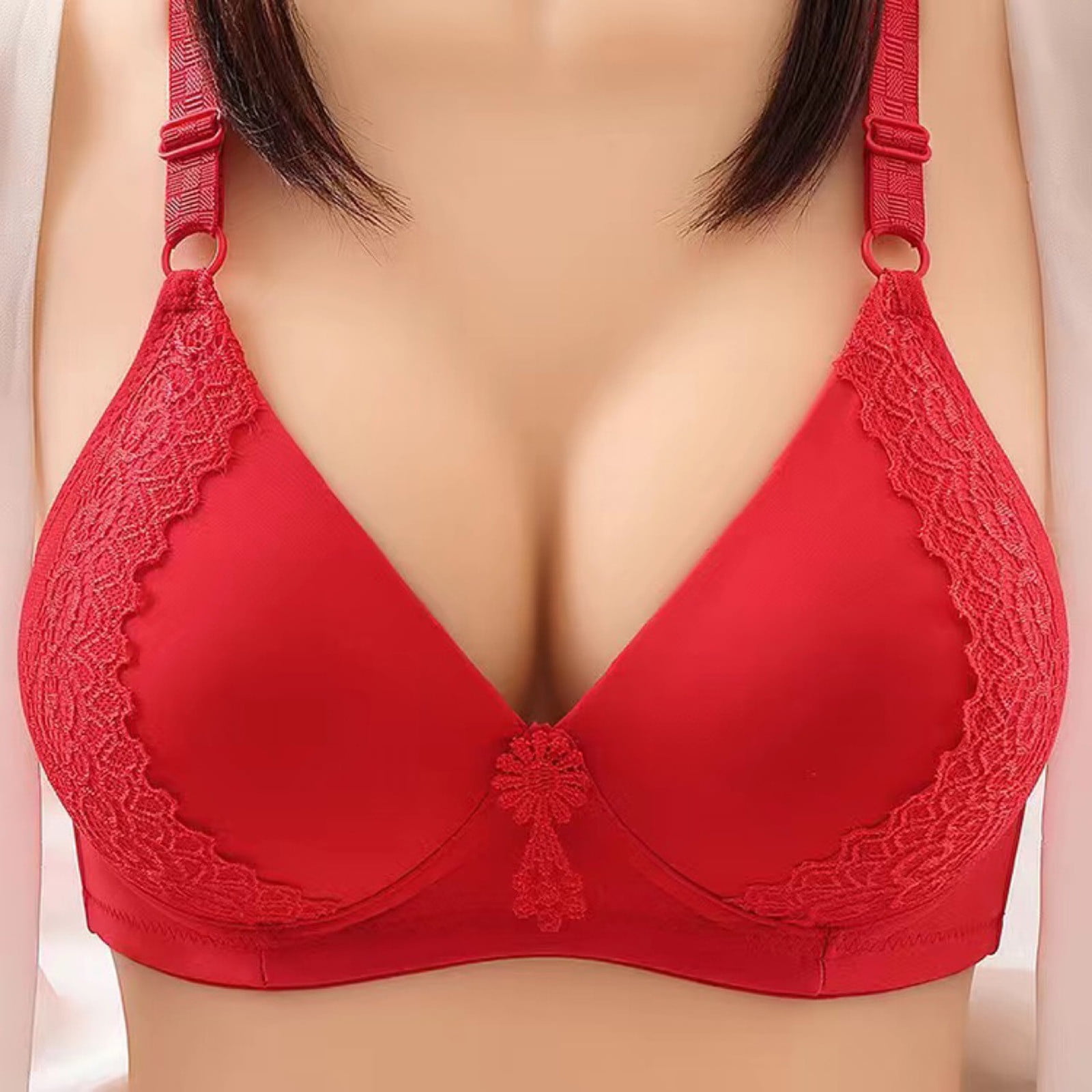 SELONE 2023 Bras for Women Push Up No Underwire Plus Size for Sagging  Breasts Hollow Out Fashion Bowknot No Rims Everyday Bras for Women Sports  Bras for Women Nursing Bras for Breastfeeding