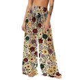 thumbnail image 1 of SELONE Bathing Suit Cover up for Women Wide Leg Beach Trouser Summer Sun Protection Pants Hawaiian Boho Clothes, 1 of 7