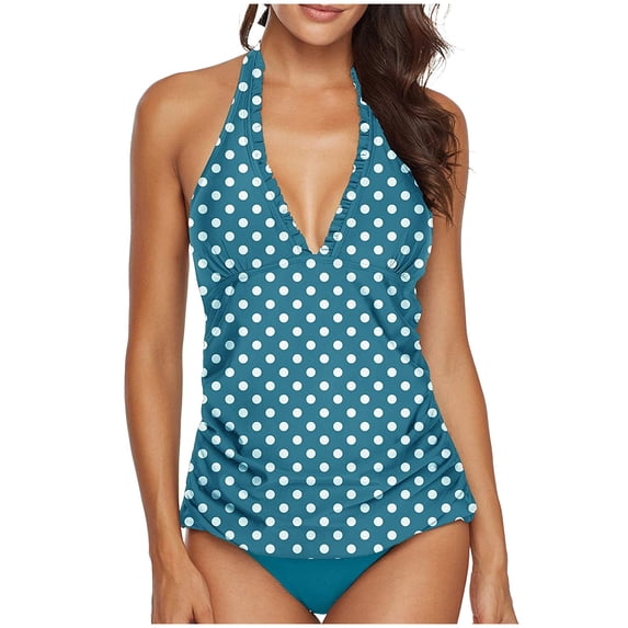 SELONE Bathing Suit for Women 2 Piece Bikini Leopard Print Tummy Control Swimsuits Plus Size Bathing Suit for Women Bathing Suit for Women Tummy Control Womens Bathing Suits Womens Swimsuits Green L