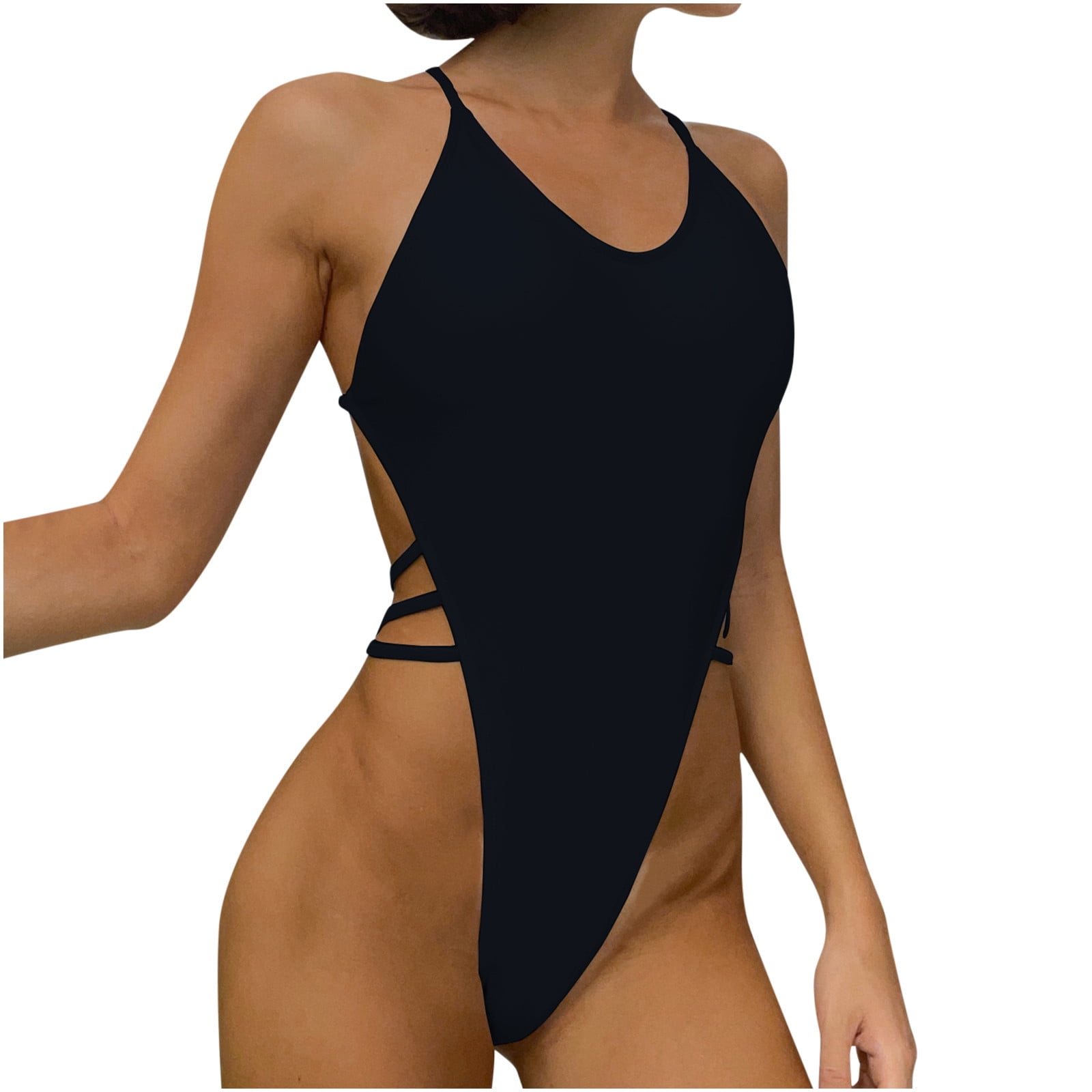 SELONE Plus Size Swimsuit for Women One Piece Bikini Coverup Skirt Romper  Hawaiian Beach Beachwear Fashion Tummy Control Swimsuits Plus Size Bathing  Suit for Women Tummy Control Black XXXL 