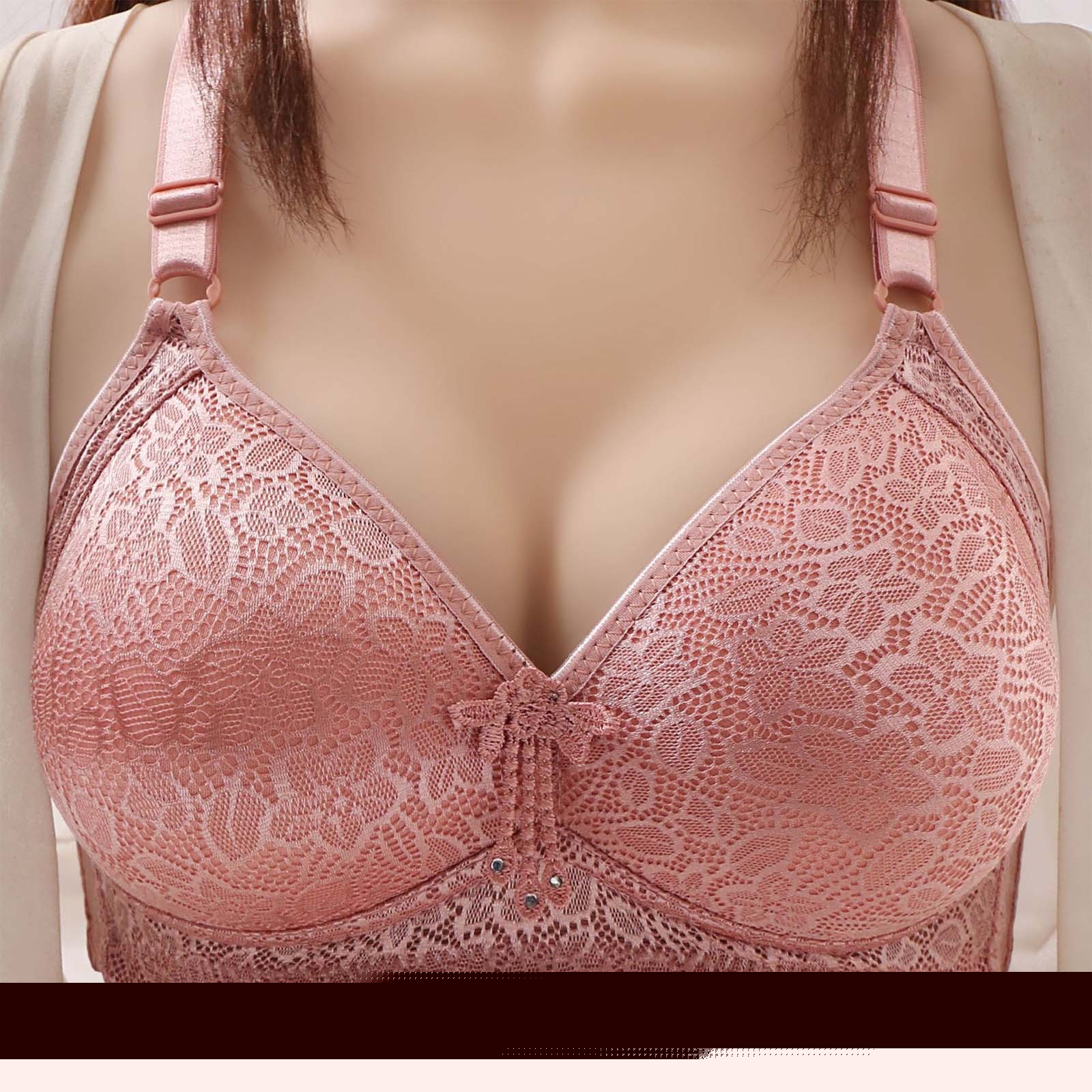SELONE Bras for Women No Underwire Full Coverage Bras Adjustable
