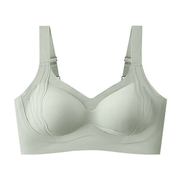 SELONE Bras for Women Lift Up Support Soft Bra Wide Strap T-Shirt Lift Bralette Everyday Comfortable Underwear