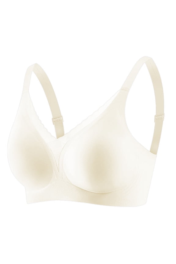 Bras for Women No Underwire Push Up Bra Wide Strap T-Shirt Lift Bralette Everyday Solid Comfortable Underwear