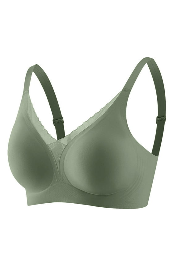 Bras for Women No Underwire Push Up Bra Wide Strap T-Shirt Lift Bralette Everyday Solid Comfortable Underwear
